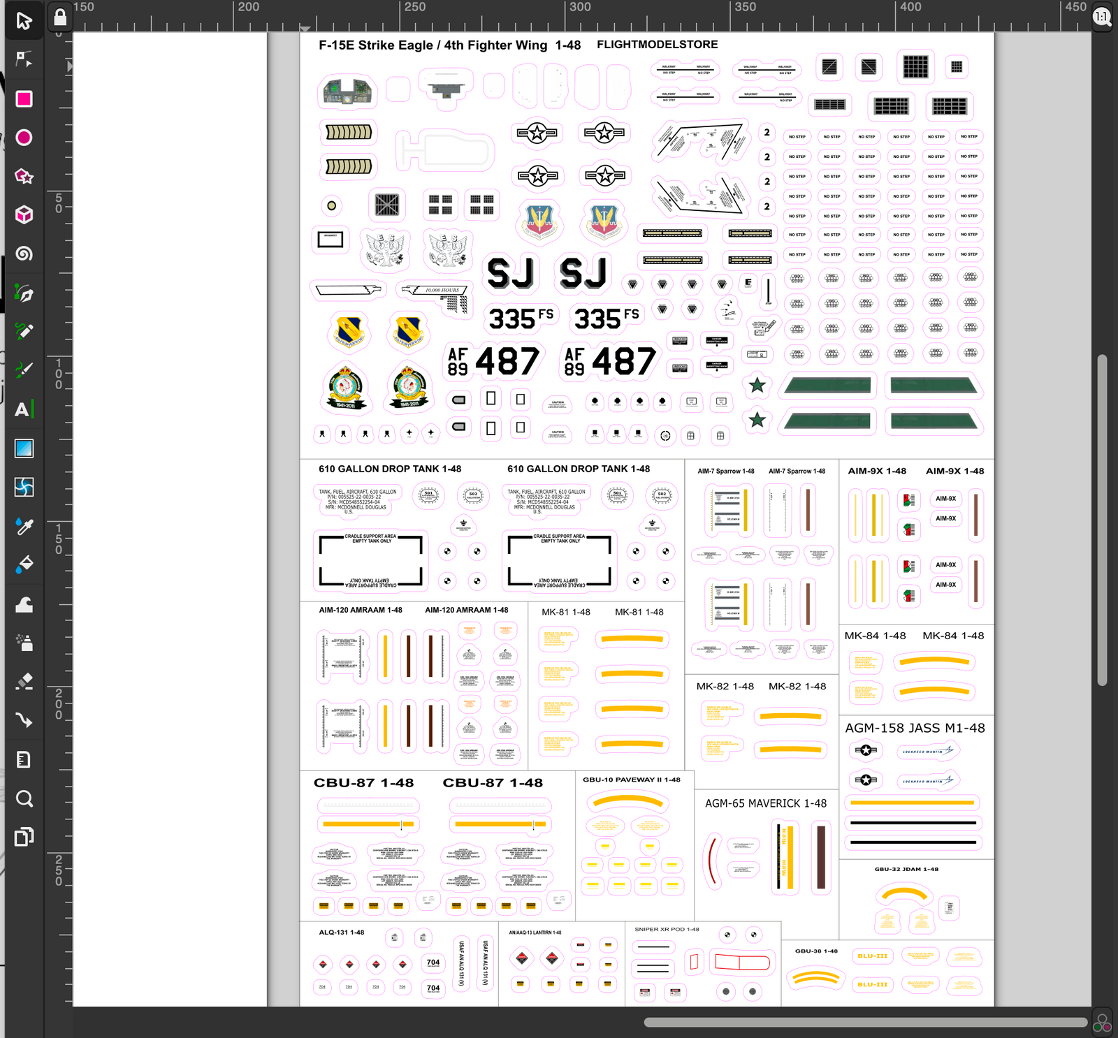 The First Decal Set Has Been Selected